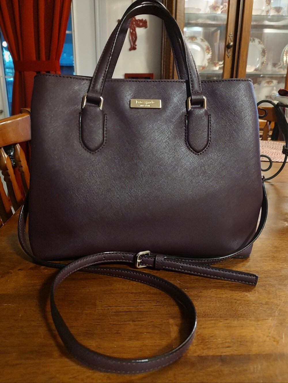 kate spade Laurel Way Evangelie Satchel Plum
